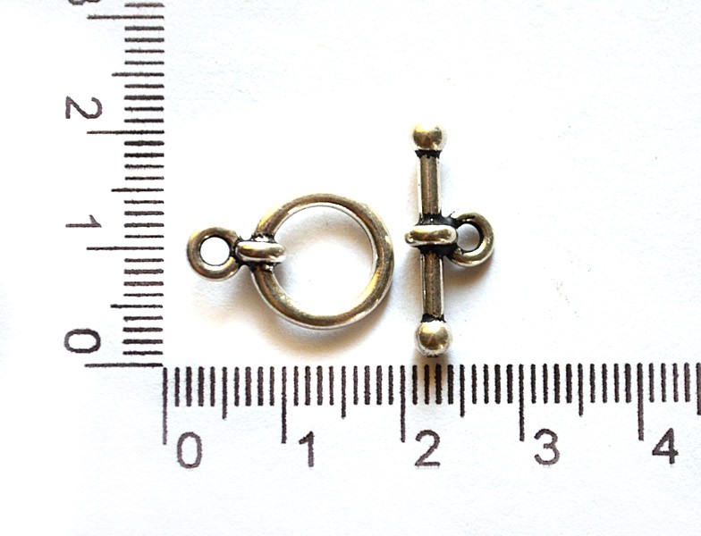 Тоггл №5 серебистый Tierra Cast