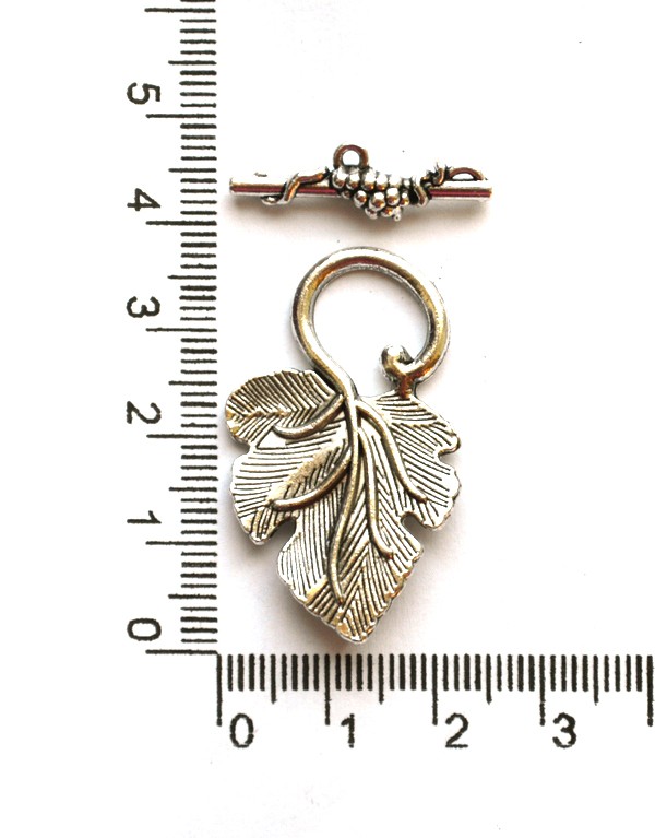 Тоггл "Виноград" серебристый