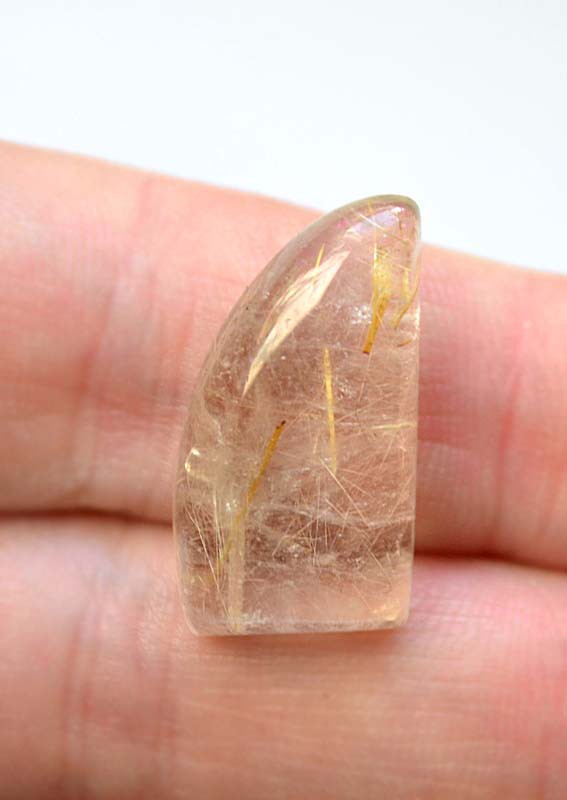 Кабошон из Рутилового кварца №3