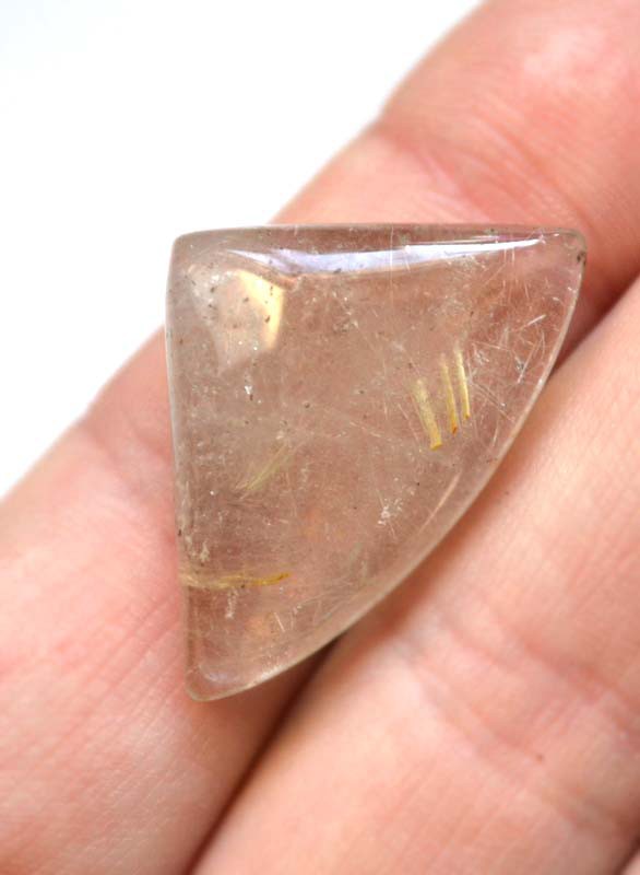 Кабошон из Рутилового кварца №10