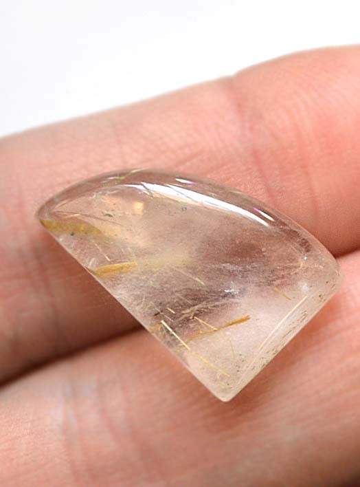 Кабошон из Рутилового кварца №15