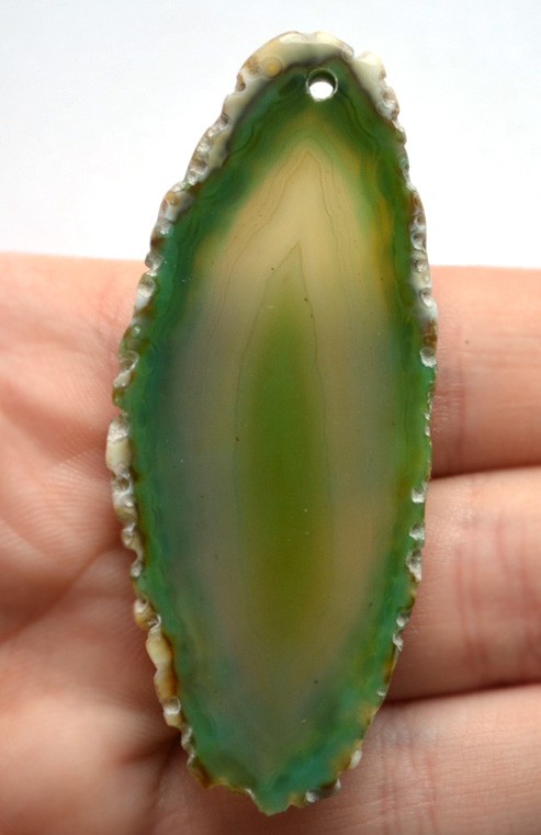 Подвеска из среза агата №2