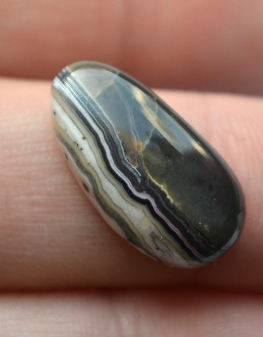 Кабошон из кружевного агата №7