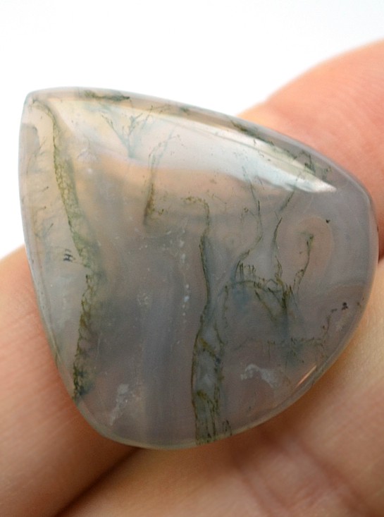 Кабошон из мохового агата №18