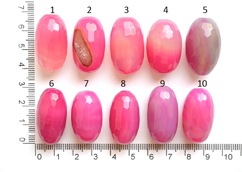 Акция! Бусина из граненого агата,