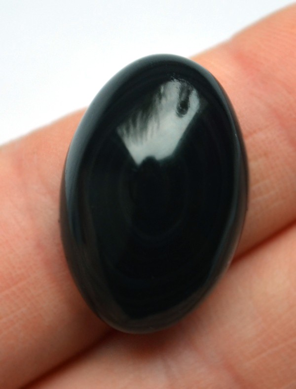 Кабошон из радужного обсидиана №5