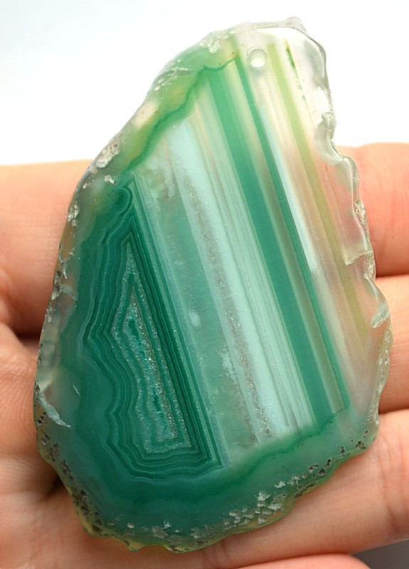 Подвеска из среза агата №7