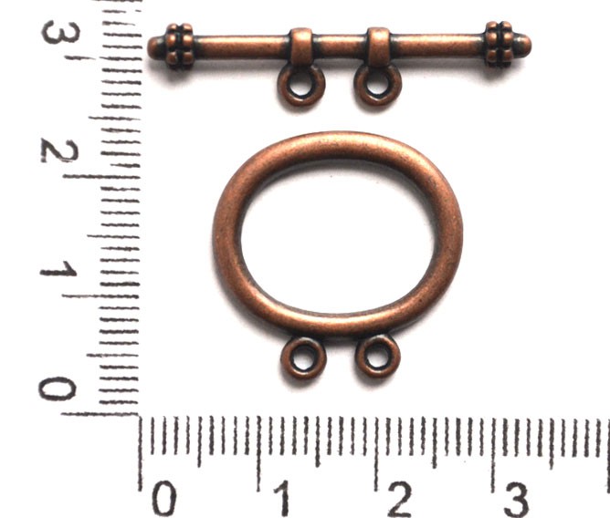 Тоггл "Овал2" медный