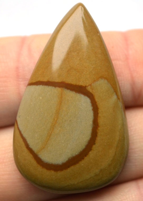 Кабошон из пейзажной яшмы №7