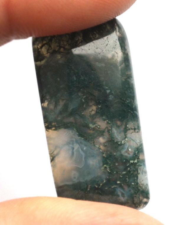 Кабошон из мохового агата №13