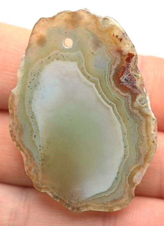 Подвеска из среза агата №12