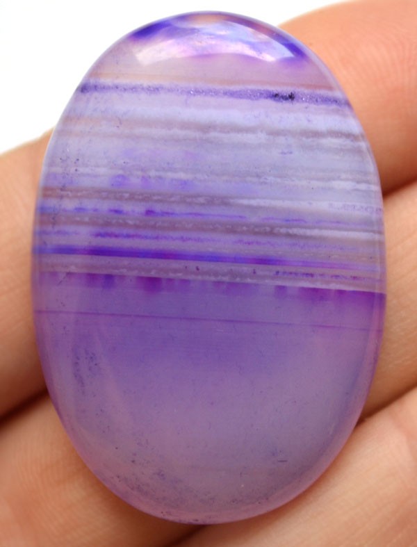 Кабошон из агата, 40x27х5 мм