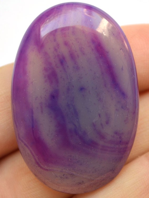 Кабошон из агата, 42x28х6 мм