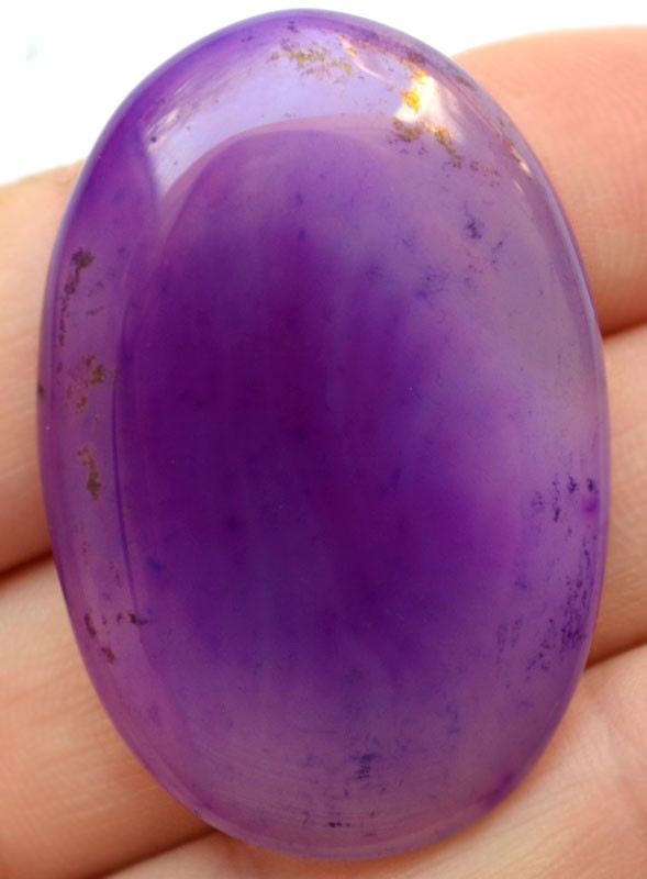 Кабошон из агата, 42x28х5 мм