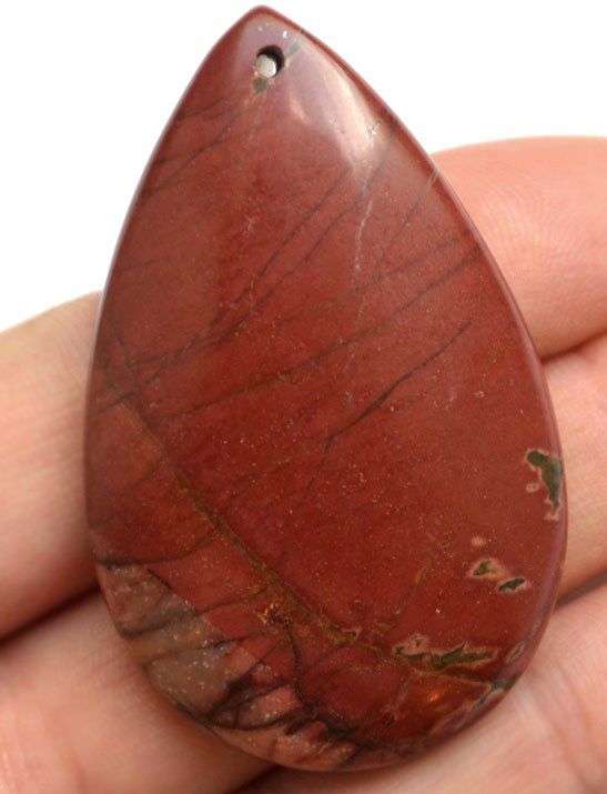 Кулон-кабошон из яшмы Пикассо №1