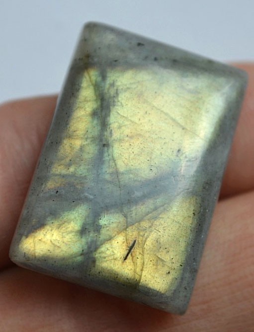 Кабошон из лабрадорита №14