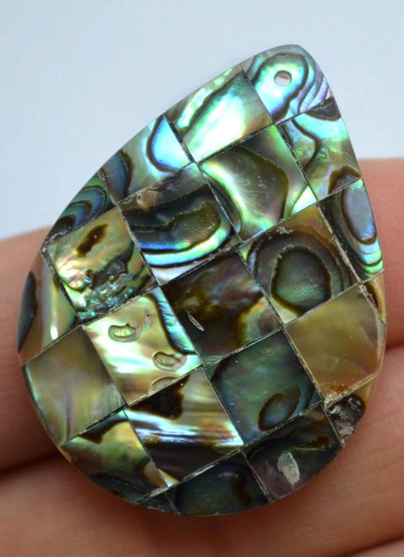 Подвеска из гелиотиса №7