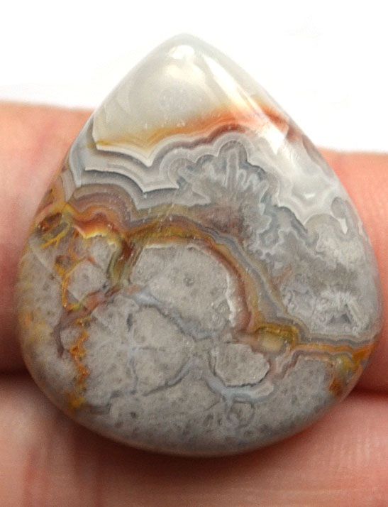 Кабошон из кружевного агата №2