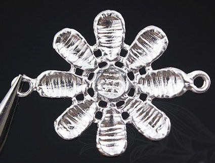 Коннектор Ромашка, родиевое покрытие, Ю.Корея