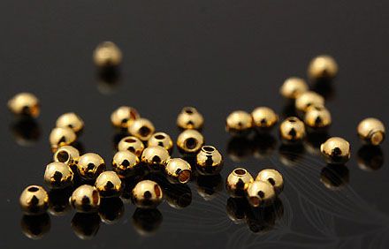 Бусины, позолота, Ю.Корея