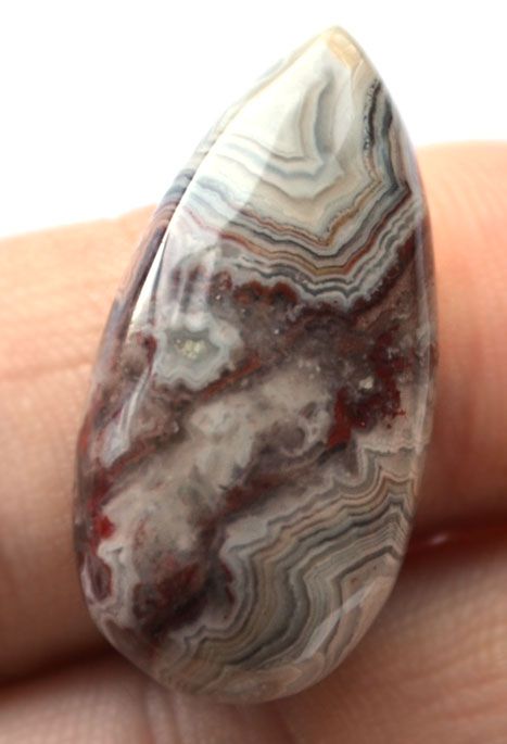 Кабошон из кружевного агата №22