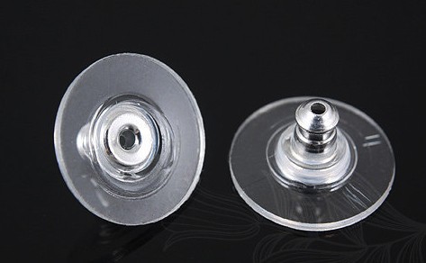 Посеребренные заглушки для сережек, Ю.Корея