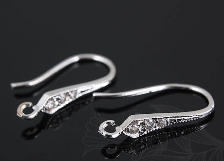 Швензы с фианитами Крючки (Б), Южная Корея