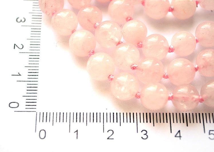 Бусины из розового кварца, 8мм, 10шт