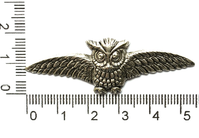 Кабошон-штамп Вінтаж Сова 3