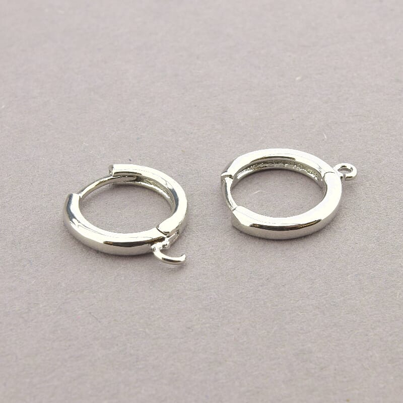 Швензы 13x13x2 мм (родиевое покрытие)